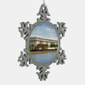 Kennedy Center Tin Sneeuwvlok Ornament (Links)