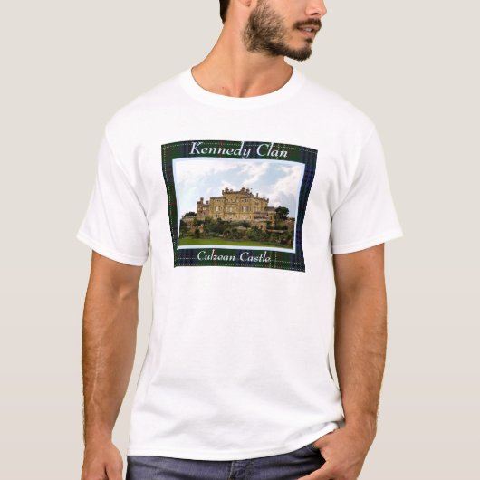 Kennedy Clan's Culzean Castle & T-Shirt Tartan (Devant)