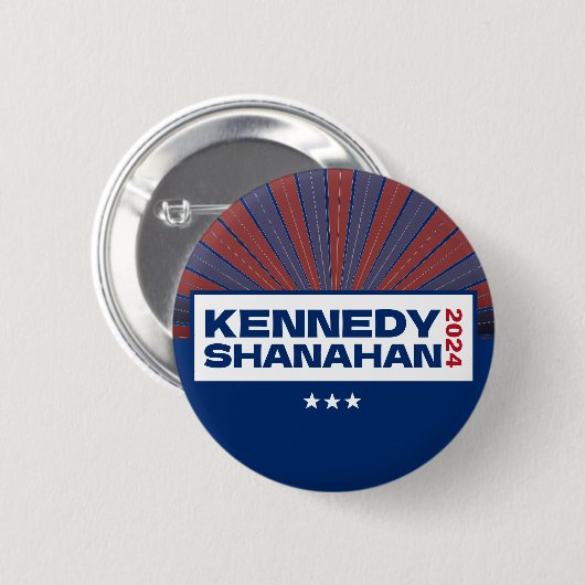 Kennedy en Shanahan 2024 Verkiezingsspeld Button (Voorkant /achterkant)