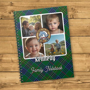 Kennedy familie foto collage notitieboek