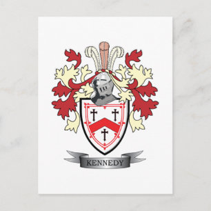 Kennedy Family Crest Coat of Arms Briefkaart