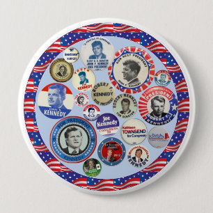 Kennedy Family Dynasty Ronde Button 4,0 Cm