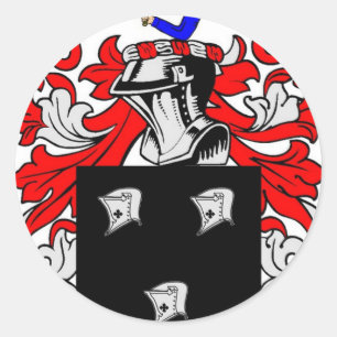 Kennedy (Iers) Wapen Ronde Sticker