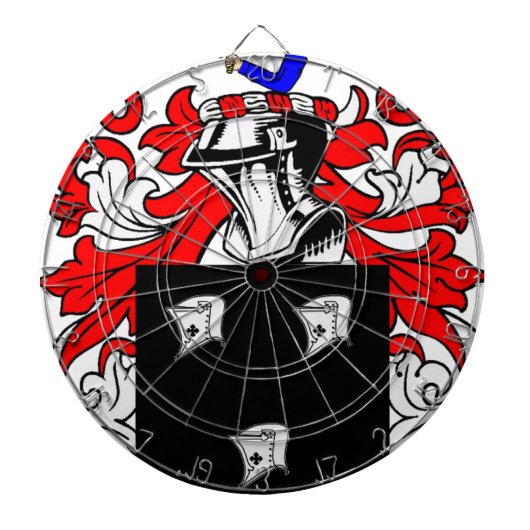 Kennedy (Iers) wapenschild Dartbord (Voorkant)