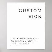 KENNEDY Modern minimalistisch aangepaste bewerkbaa Poster (Voorkant)