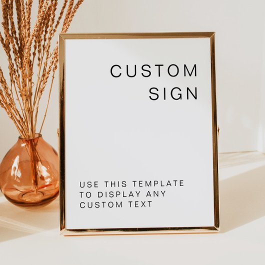 KENNEDY Modern minimalistisch aangepaste bewerkbaa Poster