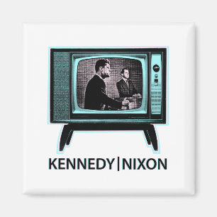 Kennedy Nixon 1960 TV-debat Magneet