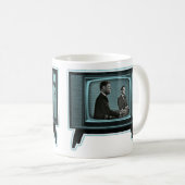 Kennedy Nixon 1960 TV Debate Koffiemok (Voorkant rechts)
