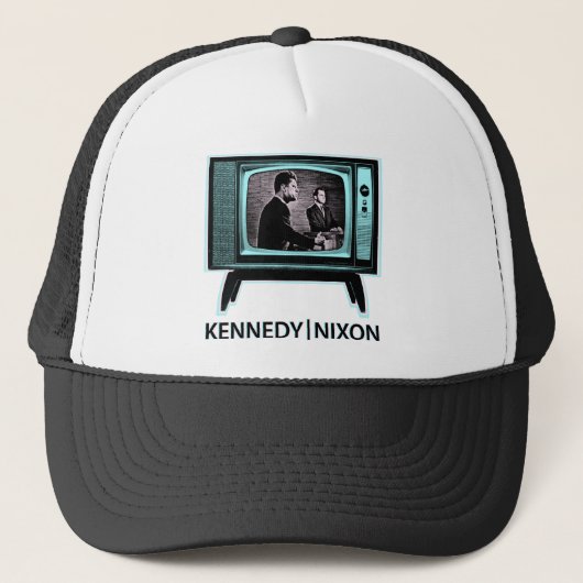 Kennedy Nixon 1960 TV Debate Trucker Pet (Voorkant)