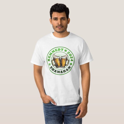 KENNEDY RFK JR SHANAHAN 2024 T-SHIRT (Voorkant volledig)