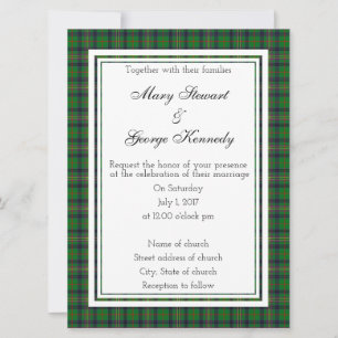 Kennedy Scottish Faire-part de mariage