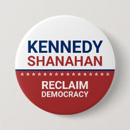 Kennedy Shanahan 2024 Verkiezingen Ronde Button 7,6 Cm