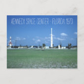 Kennedy Space Center 1973 geïnspireerd Briefkaart (Voorkant)