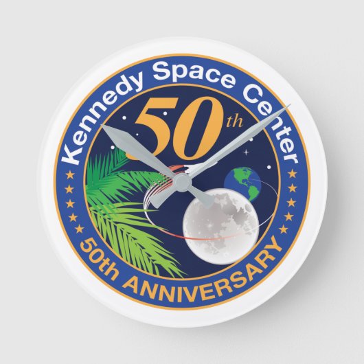 Kennedy Space Center (50e Jubileum) Ronde Klok (Voorkant)