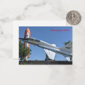 Kennedy Space Center Notitiekaartje (Voorkant / Achterkant in situ)