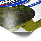 Kennedy Space Center Visitor Complex Sign Foto Afdruk (Hoek)