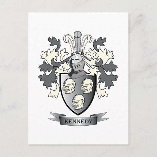 Kennedy wapenschild briefkaart (Voorkant)