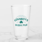 Kennedy's Ierse Pub Glas (Achterkant)
