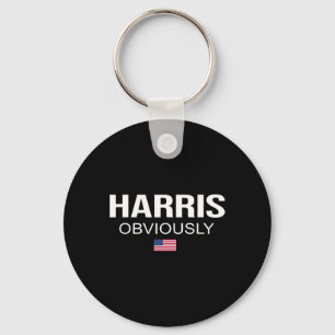 Kennelijk voor President 2024 Kamala American Flag Sleutelhanger