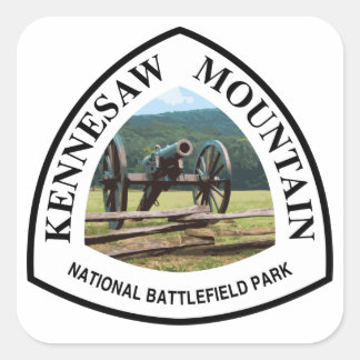 Kennesaw Mountain National Battlefield Park Vierkante Sticker