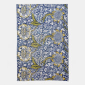 Kennet door William Morris,  Textielkunst Theedoek (Verticaal)