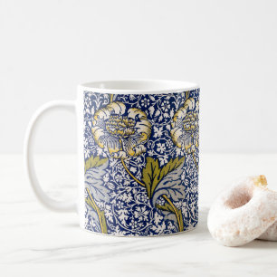 Kennet door William Morris, Vintage Textielkunst Koffiemok