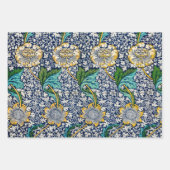  Kennet Floral William Morris art Blue Inpakpapier Vel (Voorkant 2)
