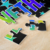 "KENNETH" Voornaam, Fun "HAPPY BIRTHDAY" Legpuzzel (Zijkant)