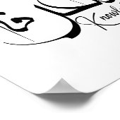 Kennis, inspiratie, modern, minimalistisch, arabis poster (Hoek)