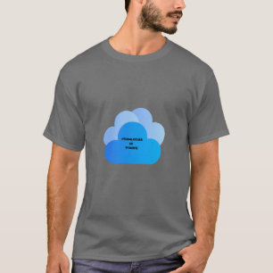 Kennis is een Power Cloud grafisch T-shirt. T-shirt