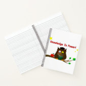 Kennis is macht! notitieboek (Binnen)