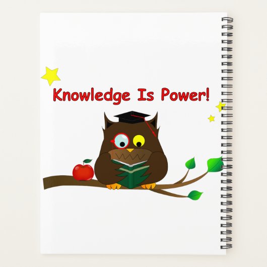 Kennis is macht! planner (Achterkant)