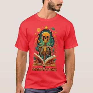 Kennis is macht t-shirt