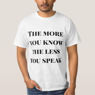 Kennis is Macht – Wijze Spreuk Heren T-shirt