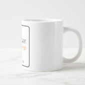 Kennis is minimaal Power Bacon Extra Grote Beker (Rechts)