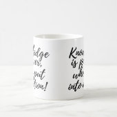 Kennis is Power Coffee Cup Mok (Center)