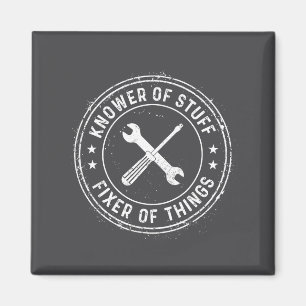 Kennisdrager Reparateur Klusjesman Vader Magneet
