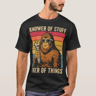 Kennisexpert probleemoplosser monteur papa t-shirt