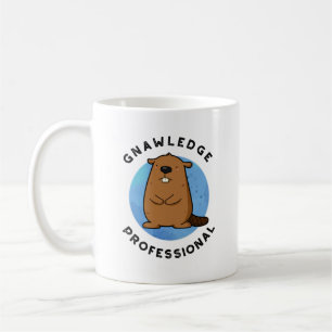 Kennisprofessional Funny Beaver Pun Koffiemok