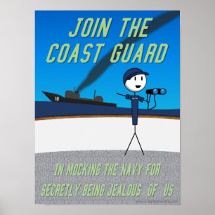 Kenniswet "Join the Coast Guard"-Poster Poster