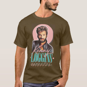 Kenny Loggins jaren '80 Esthetisch Fan Art Design T-shirt