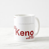Keno Addict's witte mok (Voorkant rechts)