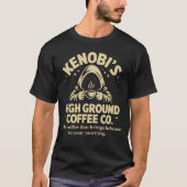 Kenobi High Ground Koffie Jedi T-shirt (Voorkant)