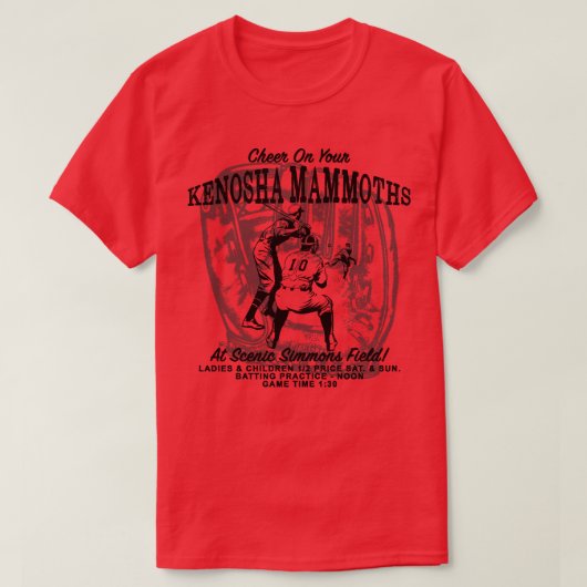Kenosha Mammoths TShirt (Design devant)