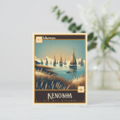 Kenosha, Wisconsin |  Briefkaart (Staand voorkant)