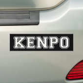 Kenpo Bumpersticker (Op auto)