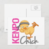 Kenpo Chick Briefkaart (Voorkant / Achterkant)