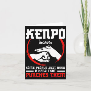Kenpo Fighter Weapon Kenpo instructeur Karate Mart Kaart