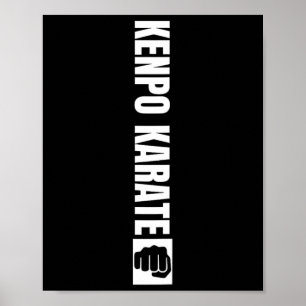 Kenpo Karate Coach verontruste Amerikaanse Ken Poster