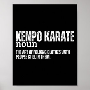 Kenpo Karate Definitie Grappig Amerikaans Kenpo 1 Poster